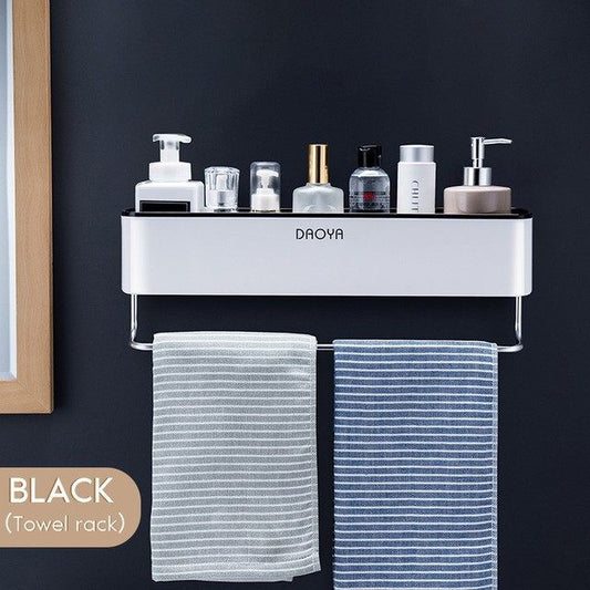 Bathroom Shelf Organizer+Towel Rack