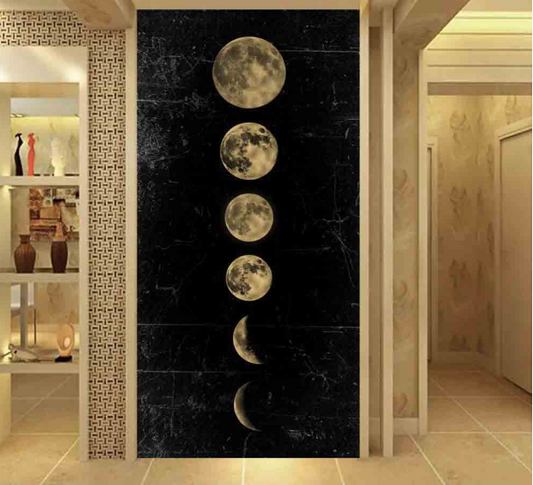 Lunar Eclipse Wall Art Painting